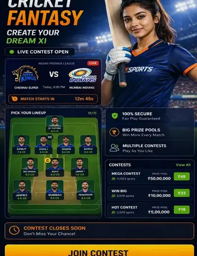 RS9 (rs 9) fantasy cricket & matchday visual 3